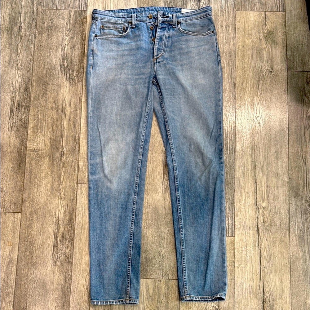 rag & bone Blue Skinny Jeans Fit 2